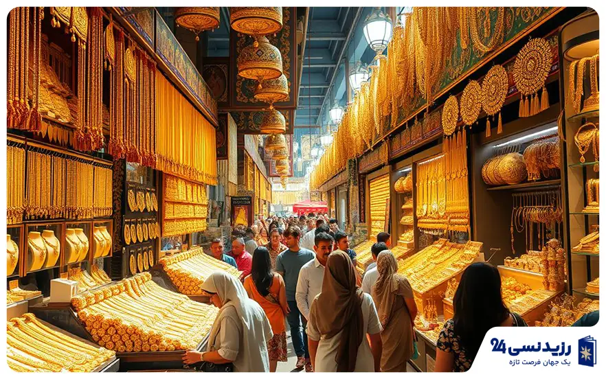 واردات طلا و جواهر از دبی به ایران