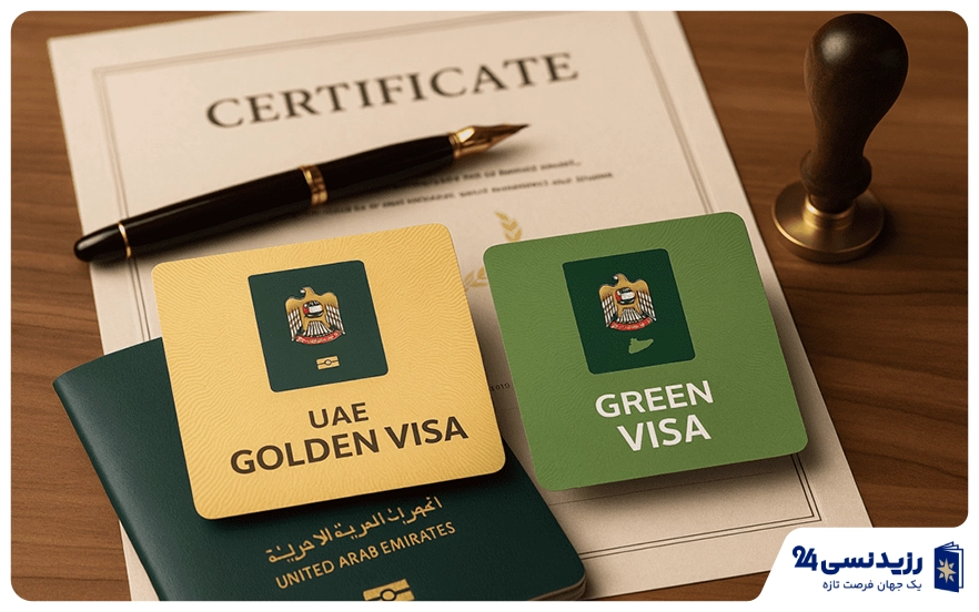 تفاوت‌های ویزای طلایی با ویزای سبز امارات