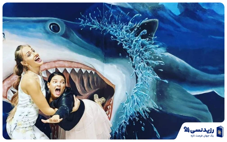 دیوار سه بعدی موزه