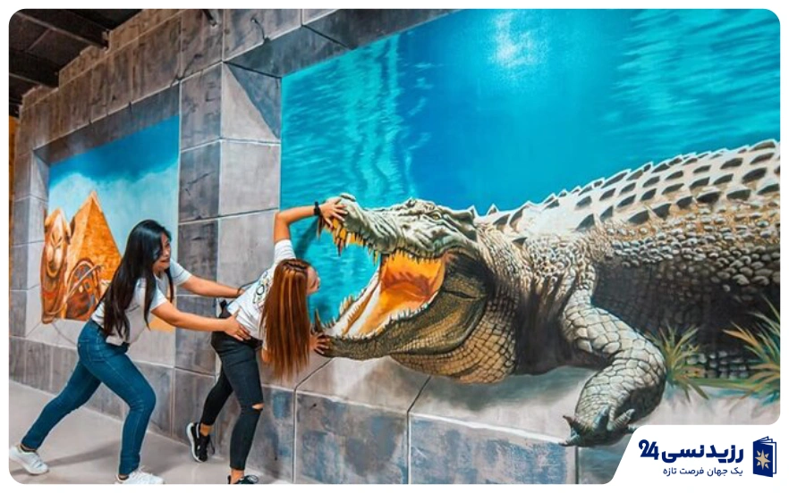 نمای داخلی موزه سهبعدی دبی