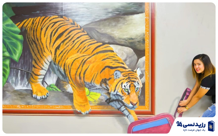 عکسهای خطای دید در موزه 3D دبی