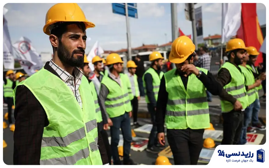 کارگر ایرانی در ترکیه