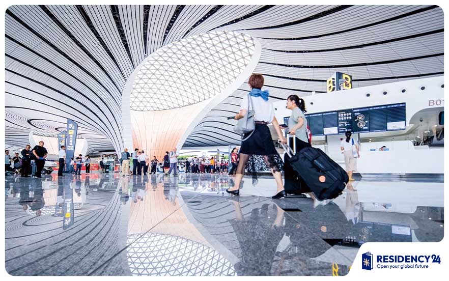travel success concept airport