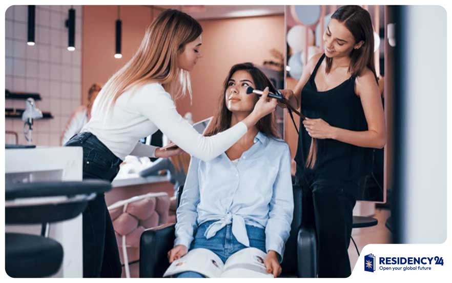 beauty clinic dubai woman staff