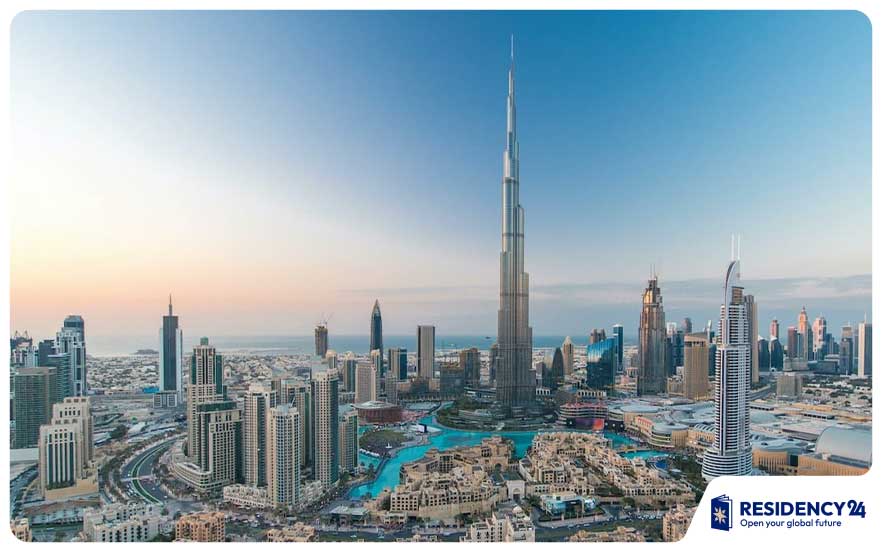 burj khalifa in dubai downtown