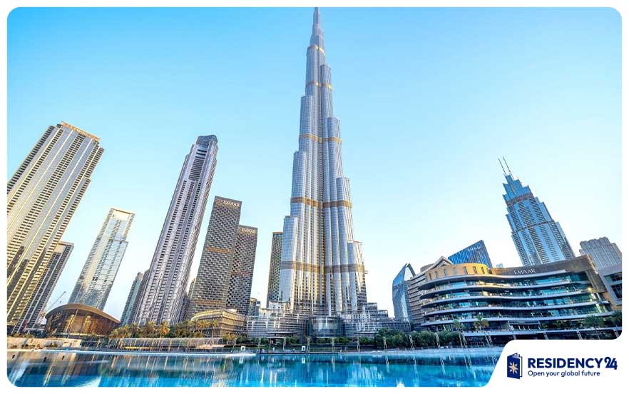 Dubai skyline Burj Khalifa