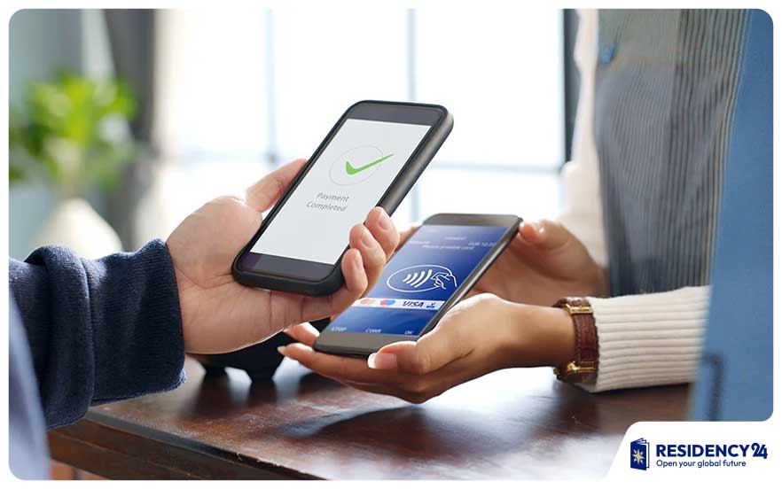 contactless payment smartphone terminal