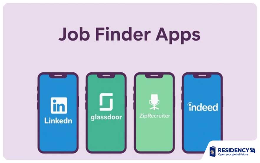 job search apps mobile linkedin indeed