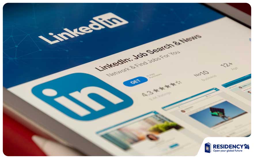 linkedin app job search professiona