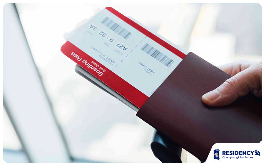 travel documents passport ticket hotel booking