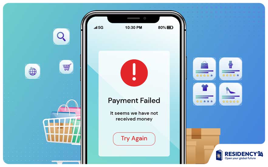 payment declined card online