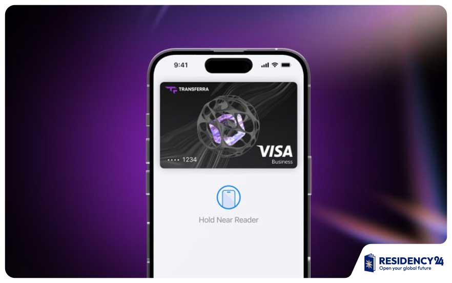 virtual visa card on phone