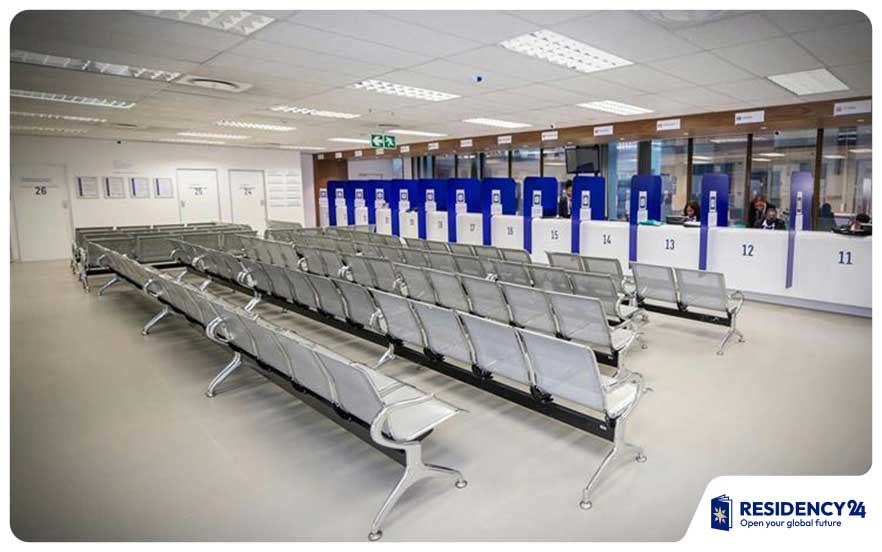 What it looks like at VFS Global visa application centers