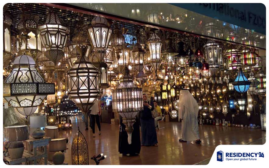 Dragon Mart Dubai interior shops