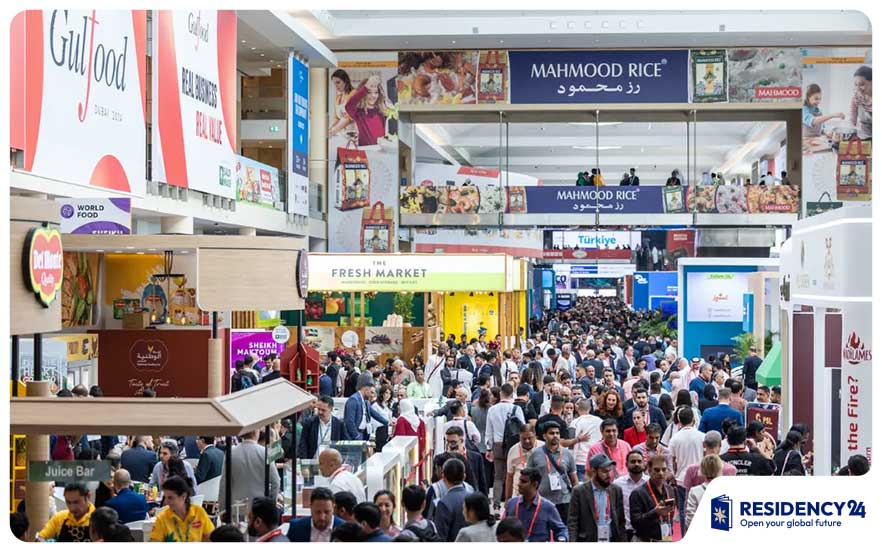 Gulfood exhibition Dubai crowd