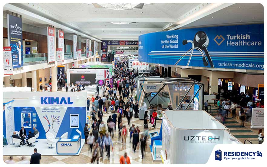 Dubai World Trade Centre hall exhibition