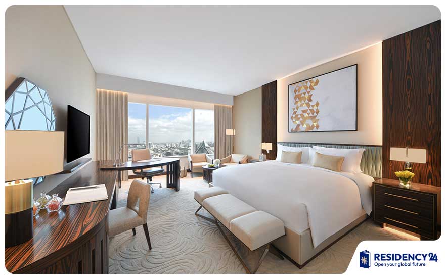 Dubai hotel room interior