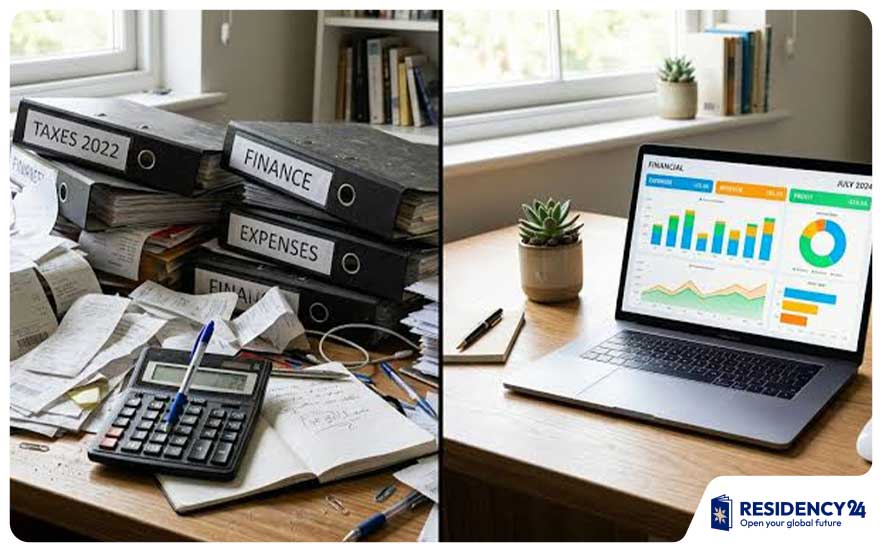 Freelancer-accounting-bookkeeping-desk-laptop-invoices.jpg