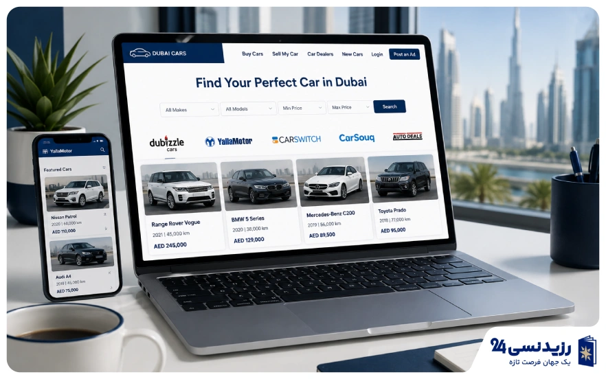 بهترین سایت‌های خرید و فروش خودرو در دبی.webp