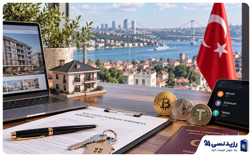 خرید ملک در ترکیه با ارز دیجیتال؛ قانون، مراحل و ریسکها