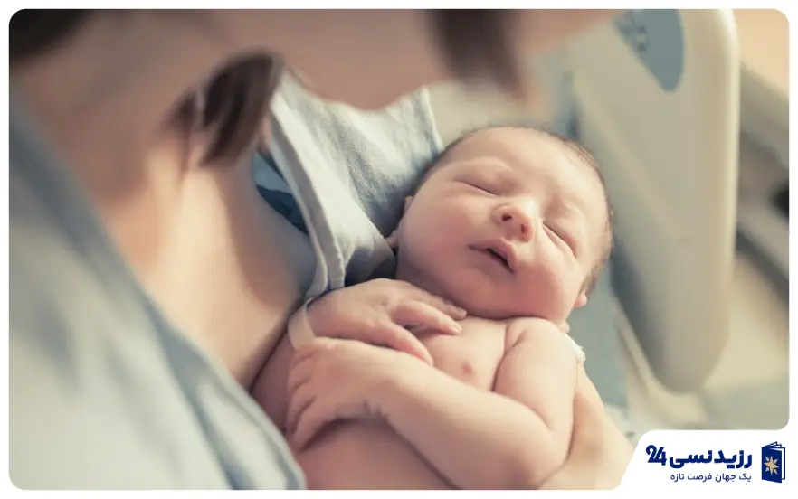 اقامت از طریق تولد بچه